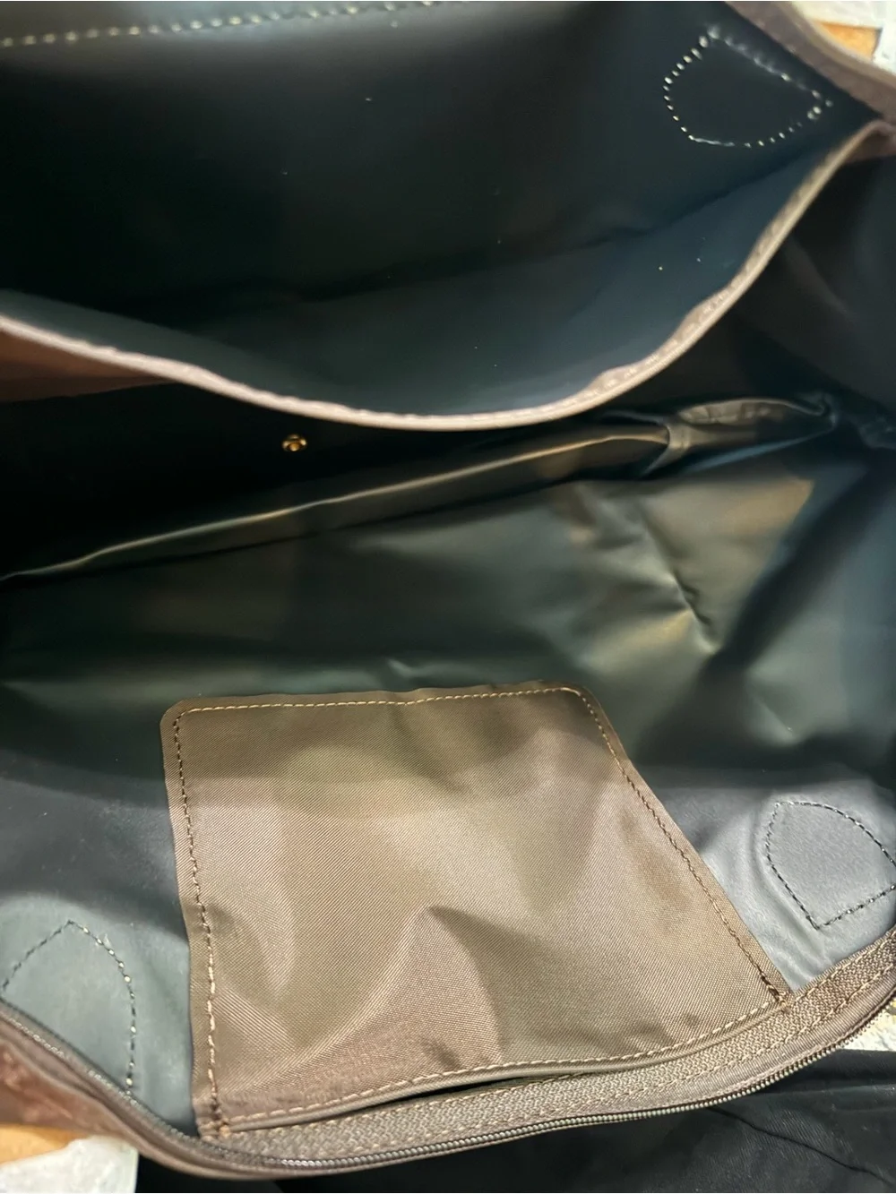 Longchamp Brown Tote Bag